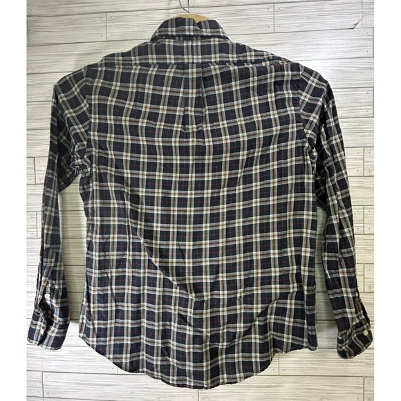 Ralph Lauren‎ Men's Cotton Button Down Shirt Large Black Pink Plaid Long Sleeve - Picture 3 of 9